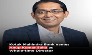kotak-mahindra-bank Former Bajaj Finance MD Anup Kumar Saha Appointed Whole-time Director at Kotak Mahindra Bank
