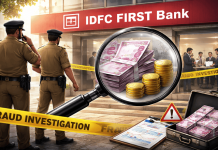 IDFC FIRST Bank Fraud: Lost Funds Recovered Within 24 Hours, Confirms Haryana Chief Minister ₹590 Crore Fraud Suspected at IDFC FIRST Bank’s Chandigarh Branch