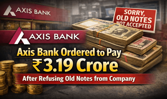 Demonetisation Case: Axis Bank Ordered to Pay ₹3.19 Crore After Refusing Old Notes from Company