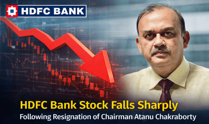 hdfc-bank-chaiman HDFC Bank Stock Falls Sharply Following Resignation of Chairman Atanu Chakraborty