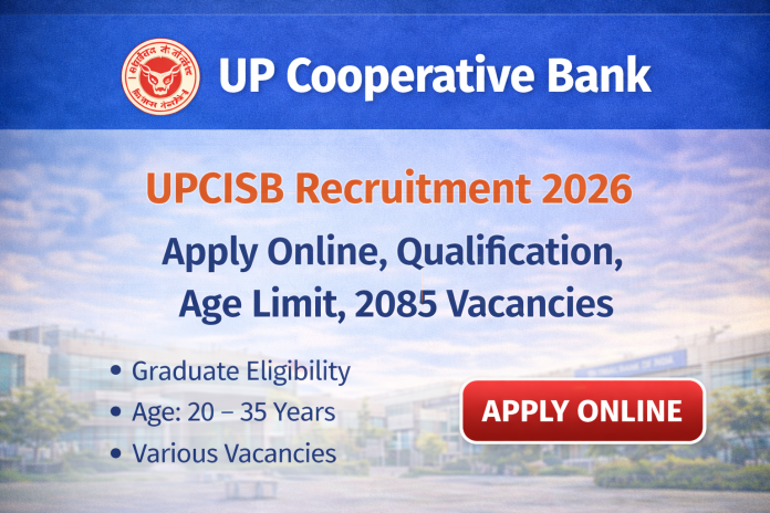 UPCISB Recruitment 2026 banner