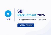 SBI Recruitment 2026 – 7150 Apprentice Vacancies | Apply Online